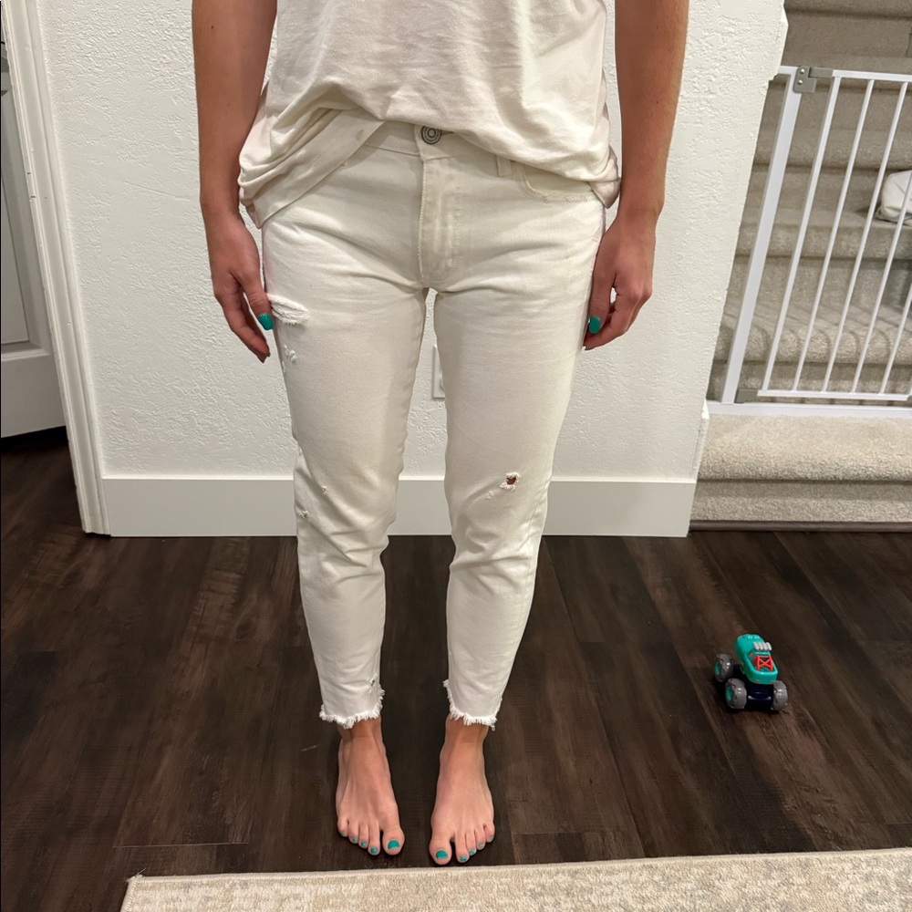 Moussy white jeans